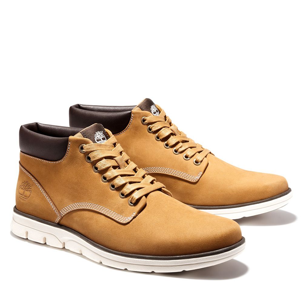 Botas Chukka Masculino - Timberland Bradstreet Couro Sneaker - CTERB1475 - Marrom